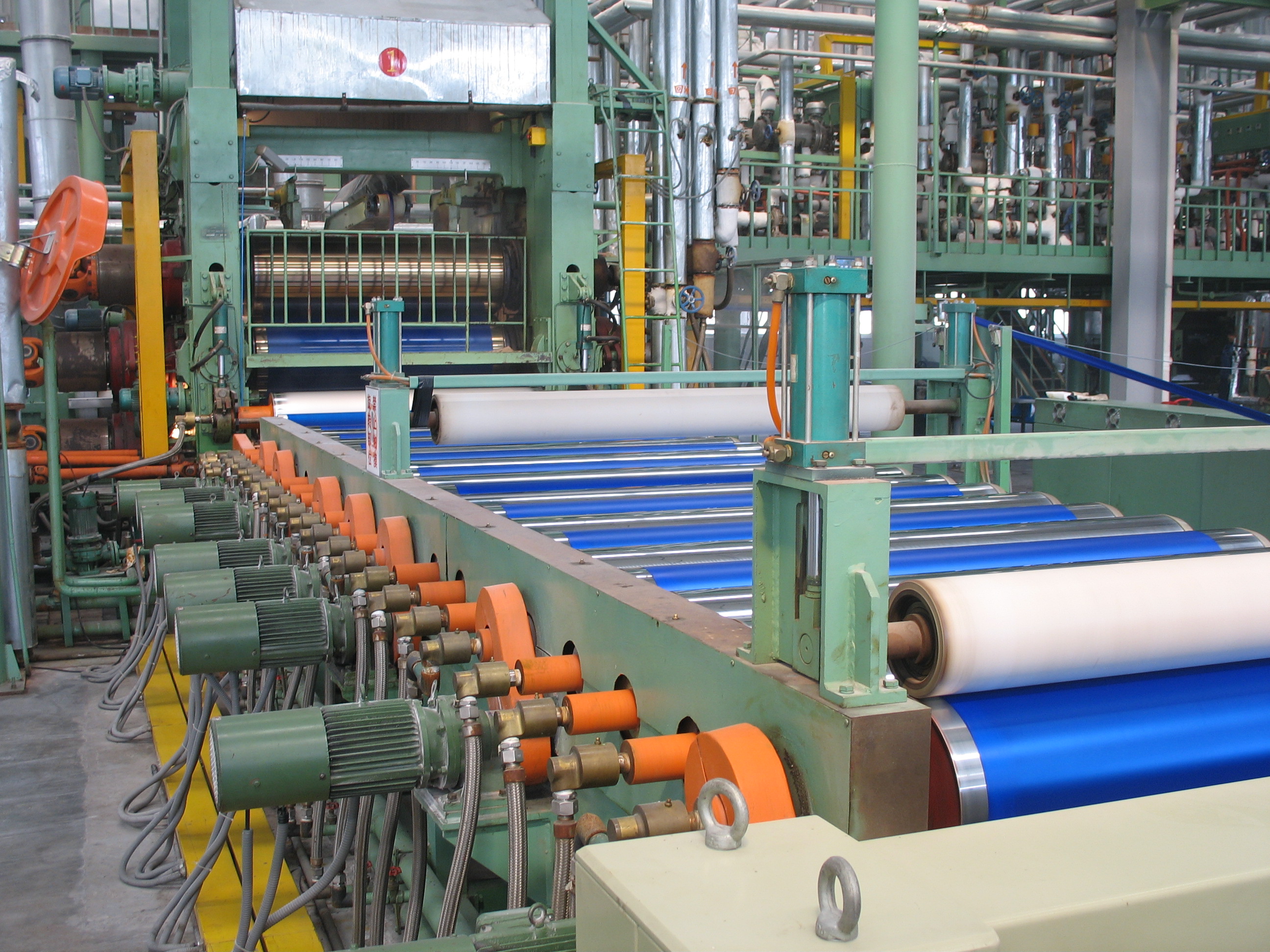 Tape coating line