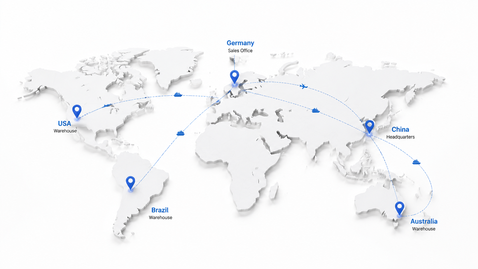 Global service map